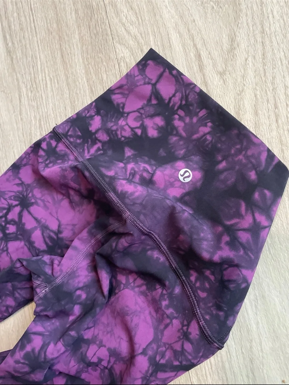 lululemon athletica Purple Tie-Dye Leggings